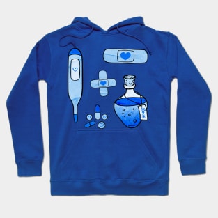 First Aid Kit Blue Hoodie